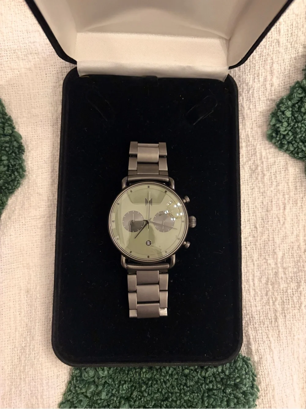 MVMT Blacktop Rallye Green Gunmetal watch